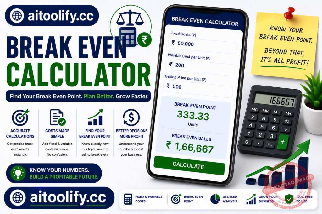 Break Even Calculator