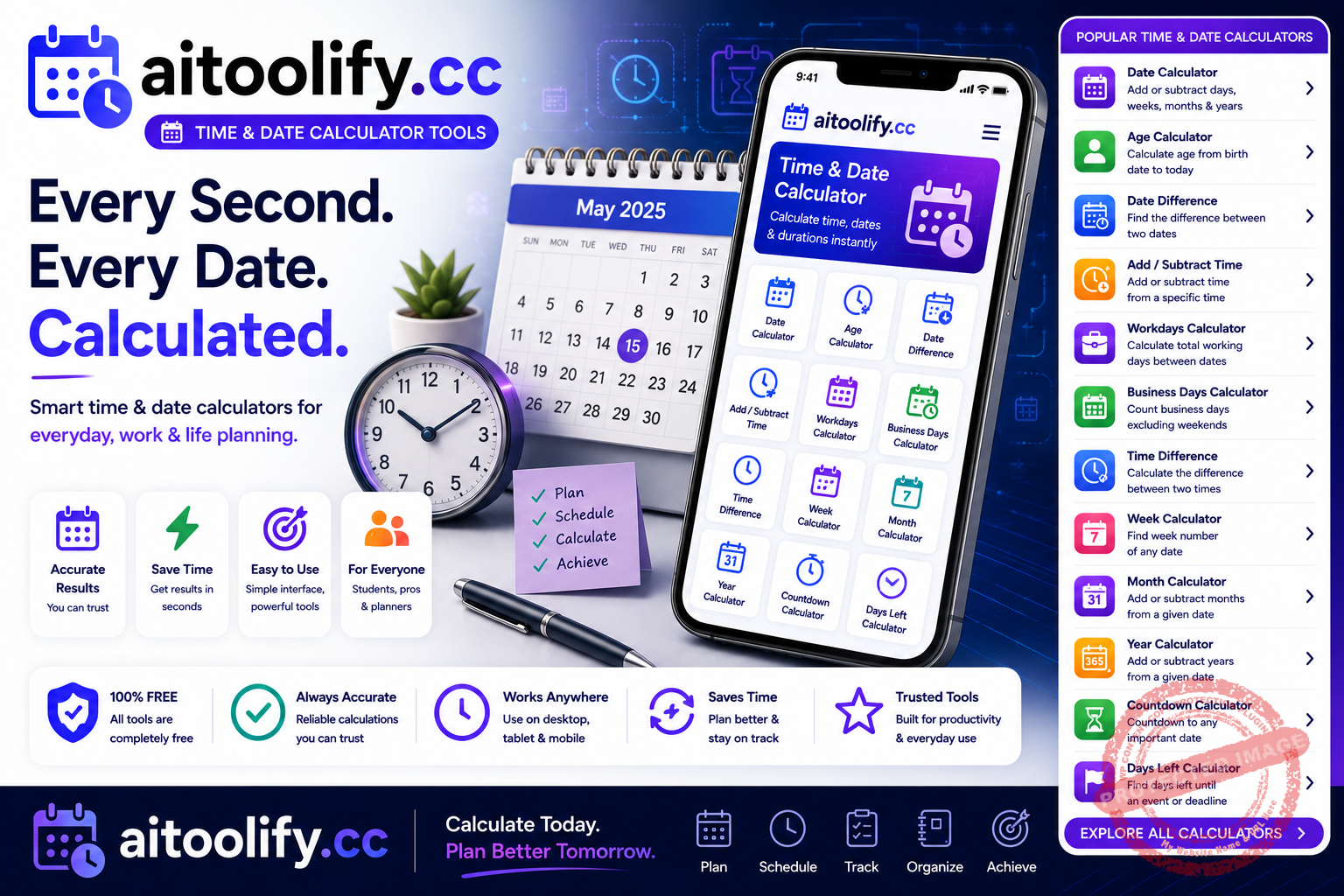 Time & Date Calculators