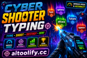 Cyber Shooter Typing